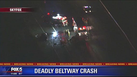 Beltway crash leaves one dead, one critically injured in Prince George's Co.