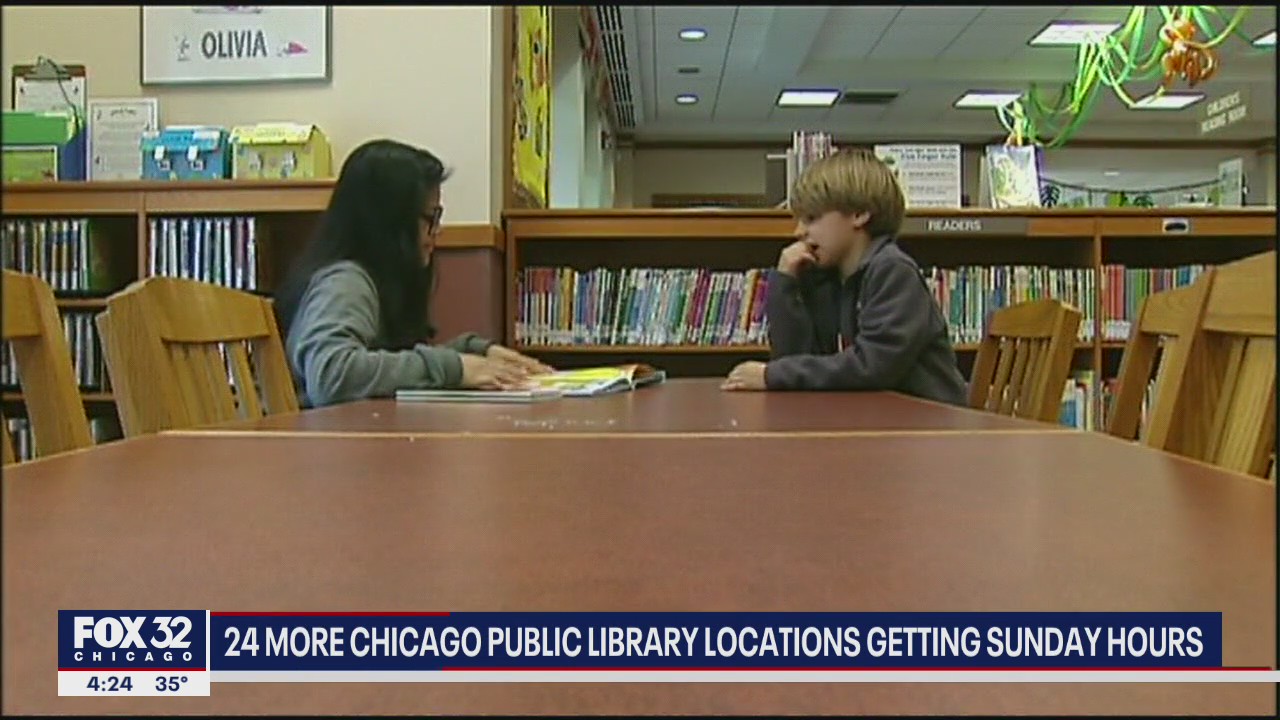 24 more Chicago Public Library locations getting Sunday hours