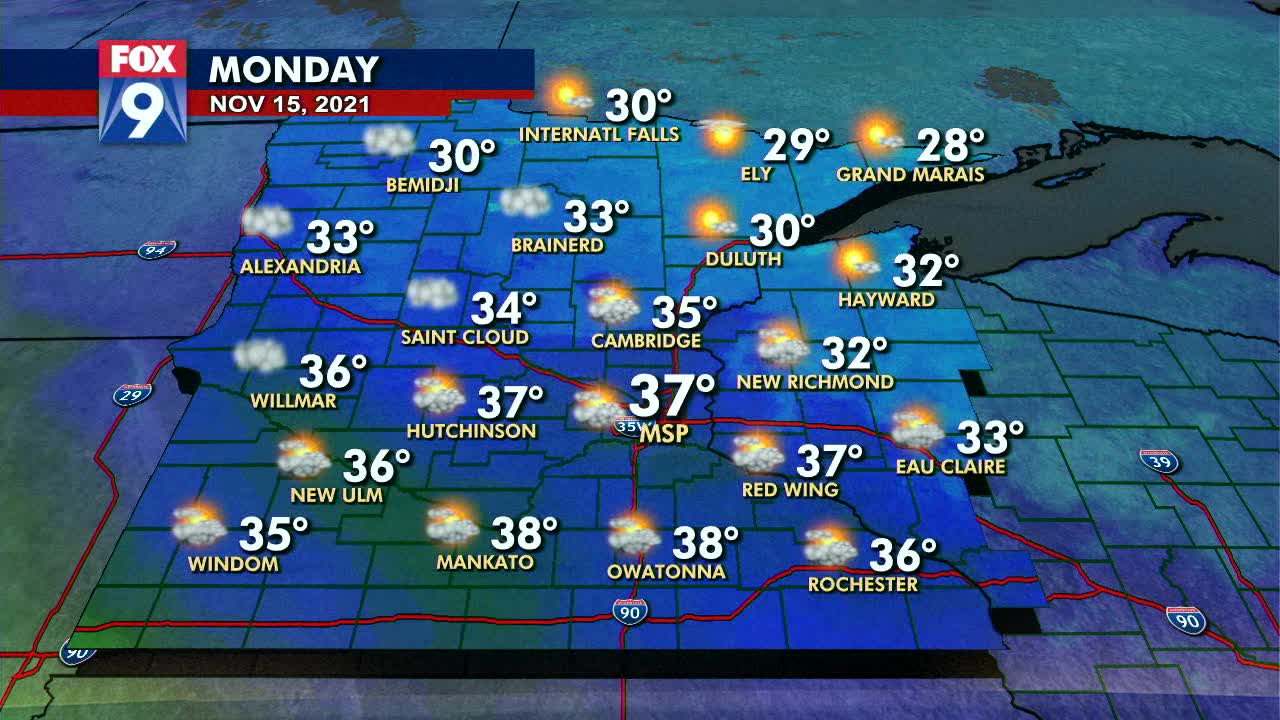 Monday's forecast: The 20s have arrived!