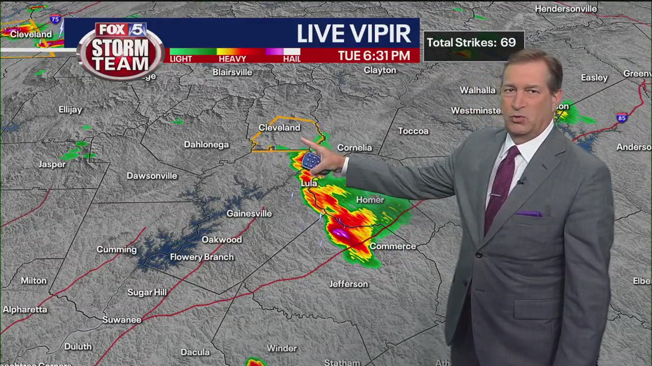 Tuesday evening forecast update | FOX 5 Atlanta