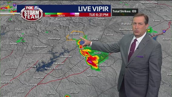 Tuesday evening forecast update