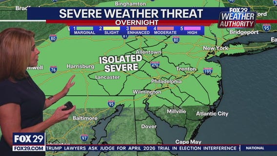 Weather Authority: 11 p.m. Thursday forecast