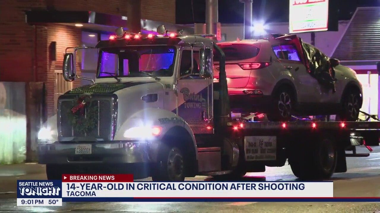 14-year-old boy found shot in car in Tacoma