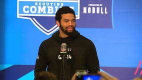 Caleb Williams talks Chicago Bears, expectations during the NFL Combine