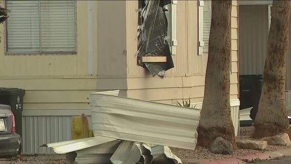 Tempe mobile home park damaged by storms