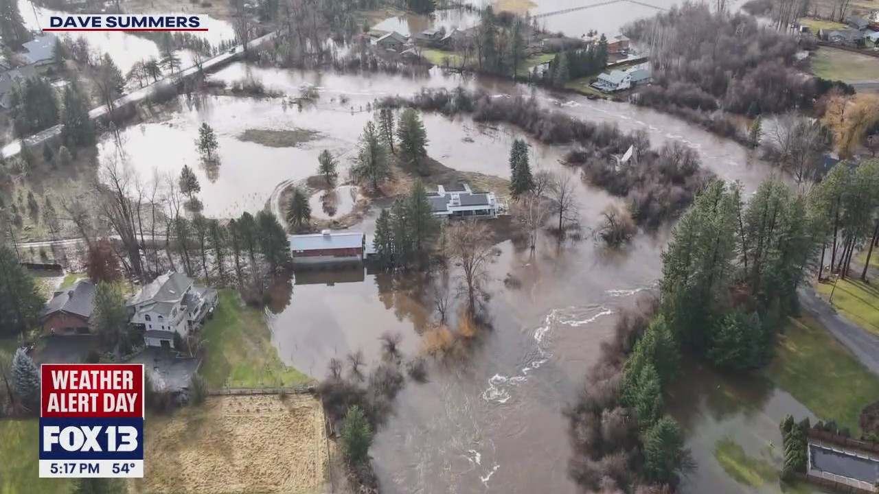 Wenatchee River surges as Leavenworth faces power outages, event cancellations
