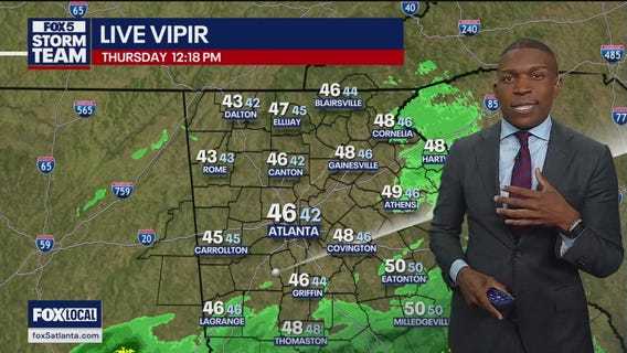 Thursday midday weather forecast