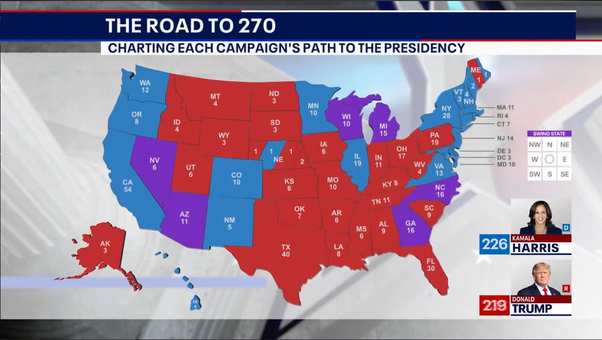 Road to 270: Charting out each campaign?s path to the Presidency | FOX ...