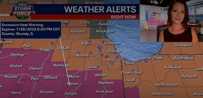 Chicago weather: 90s again on Friday with evening severe storms possible