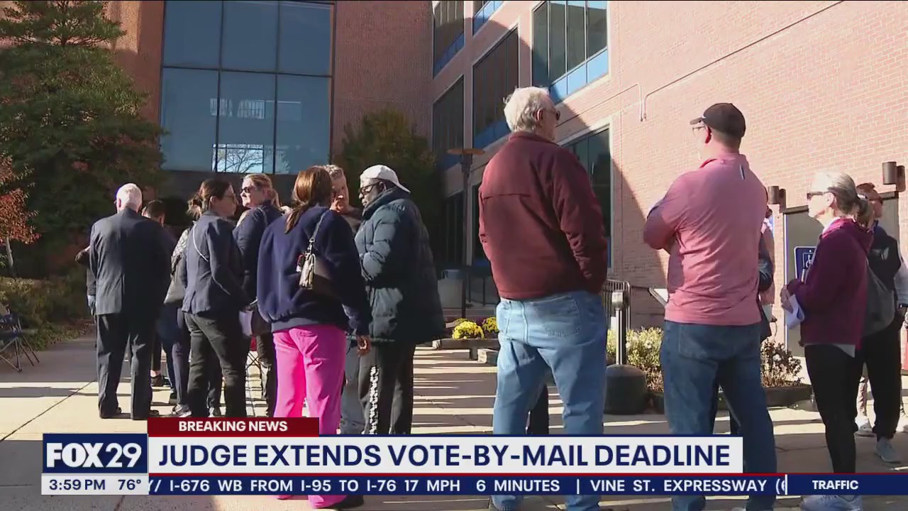 Judge extends vote-by-mail deadline in Bucks County