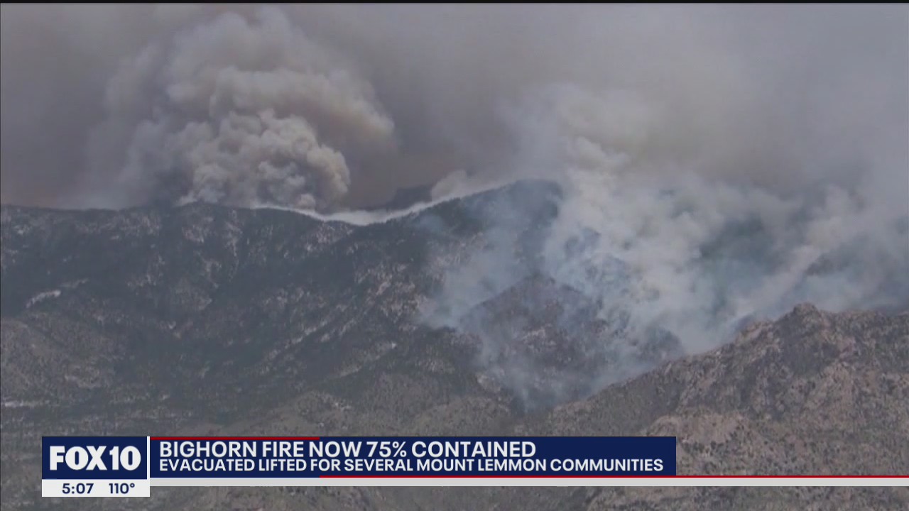 Some evacuations lifted at Mount Lemmon near Bighorn Fire in Pima ...