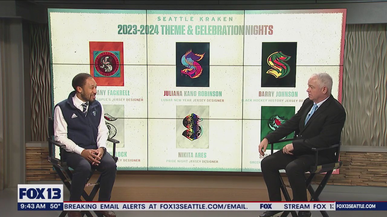 Closer look at Kraken's specialty jerseys