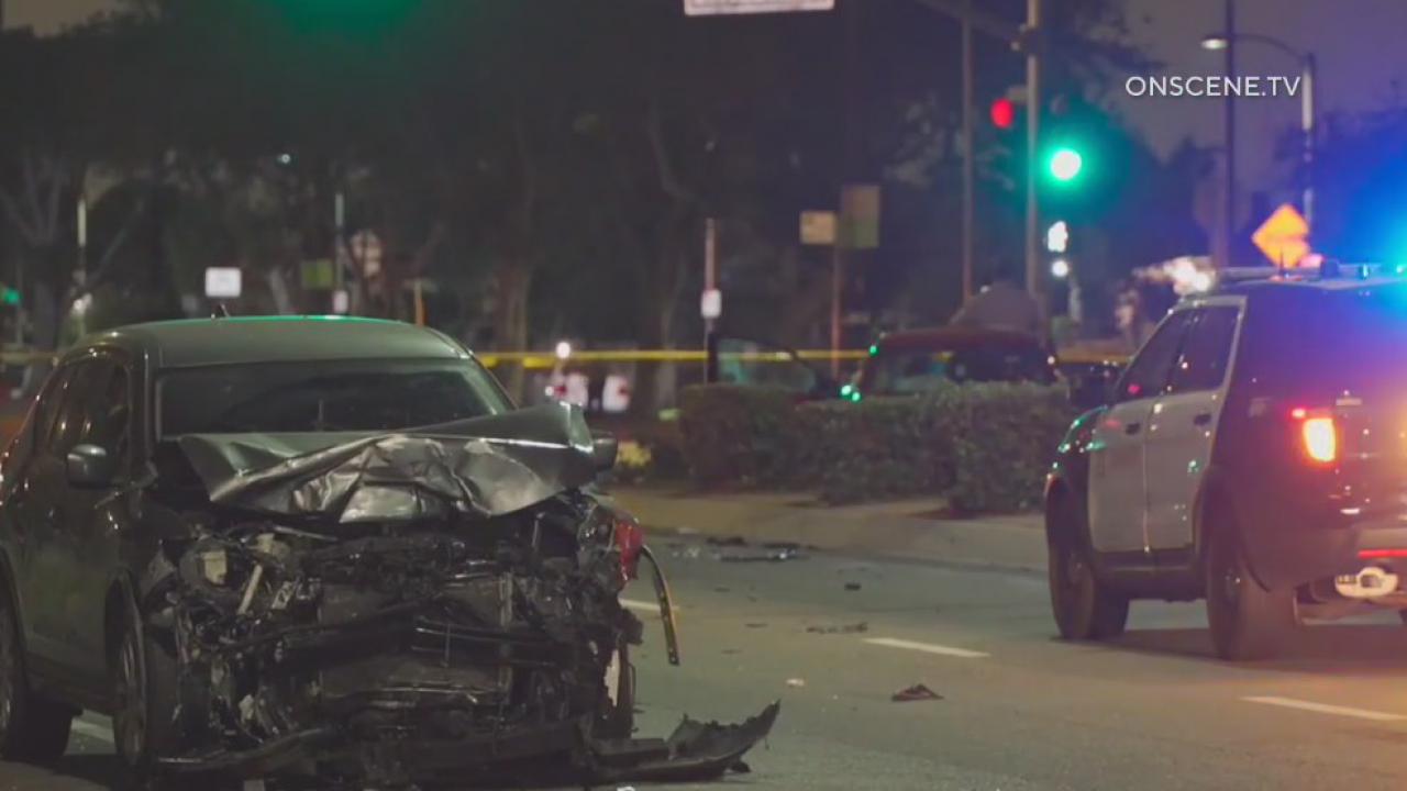 Overnight street takeover turns deadly in Compton