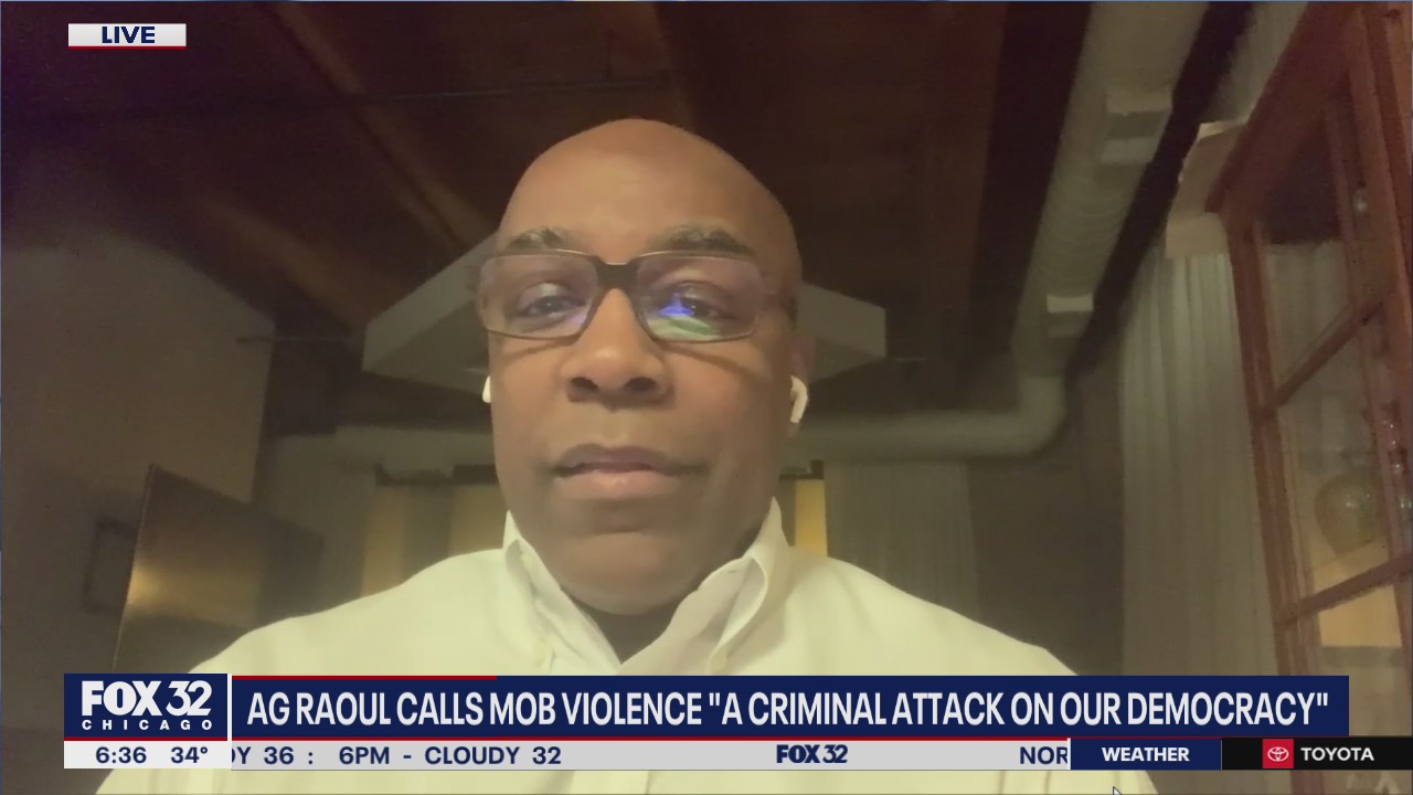 Illinois AG Kwame Raoul calls mob violence at the Capitol an 'embarrassment to our country'