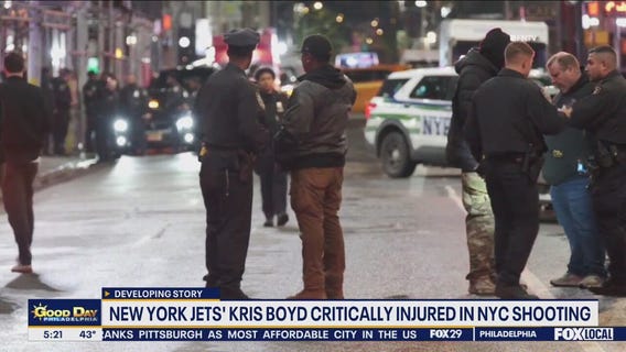 Jets CB Kris Boyd in critical condition after Midtown NYC shooting