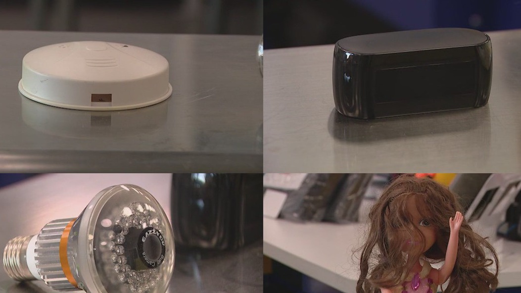 Hidden cameras can come in all shapes and sizes