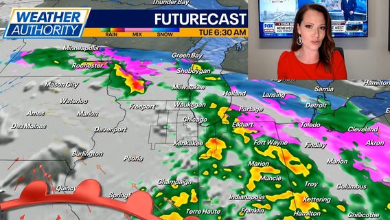 Chicago Weather: Rain moves in tonight and will linger through Tuesday