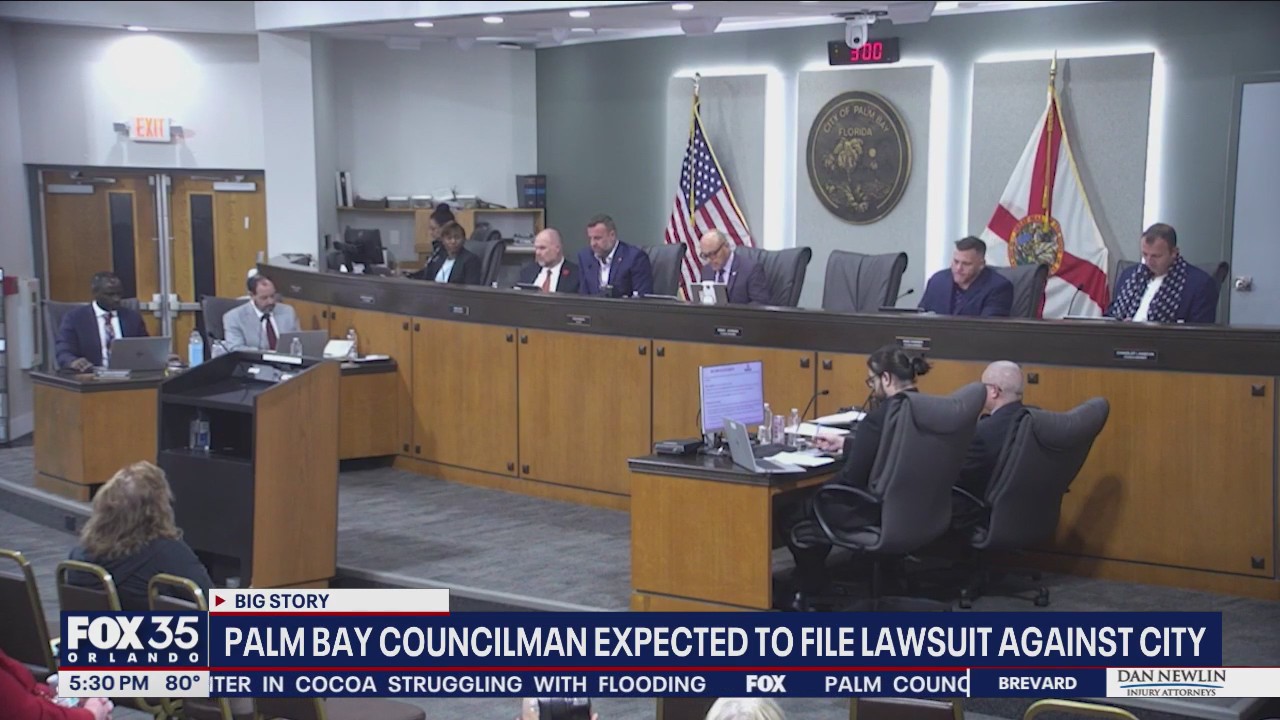 Palm Bay Councilman sues city over Council's censure