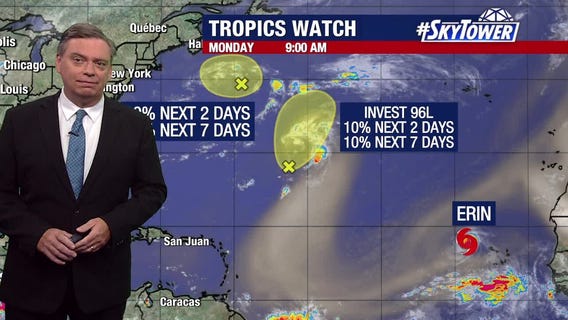 Tropical Storm Erin forms in Eastern Atlantic