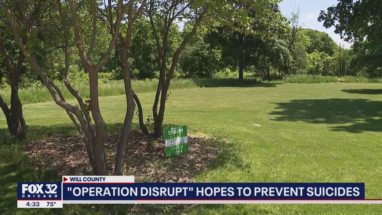 'Operation Disrupt' hopes to prevent suicides