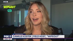 Camille Kostek talks hosting "Wipeout" & more