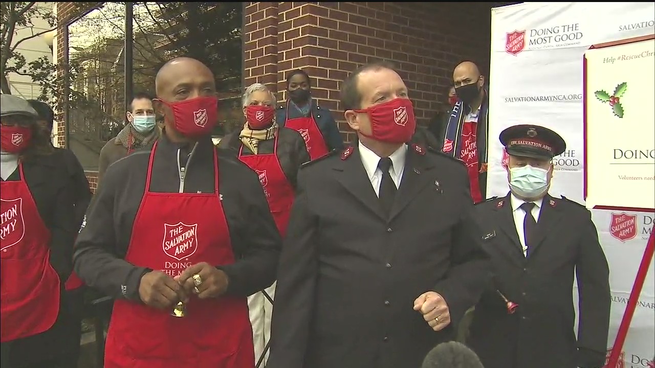 Salvation Army annual holiday Red Kettle Campaign kickoff