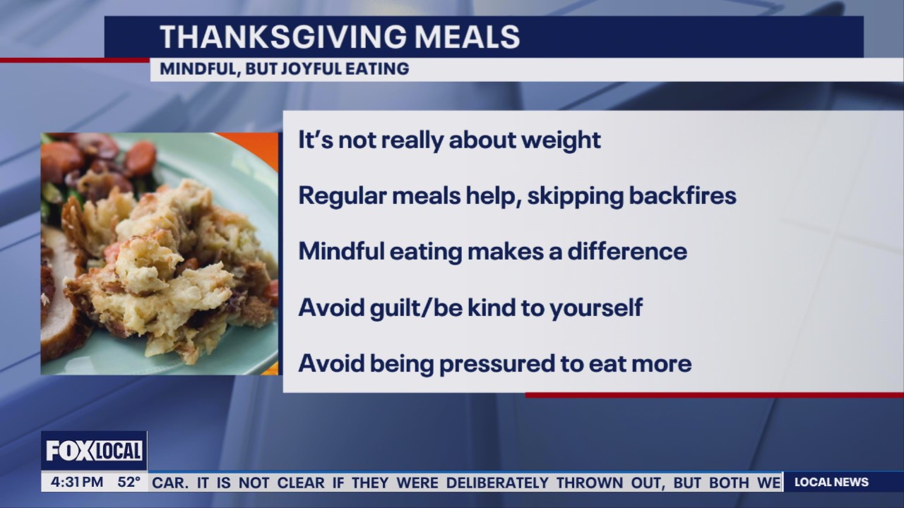 Mindful eating for Thanksgiving