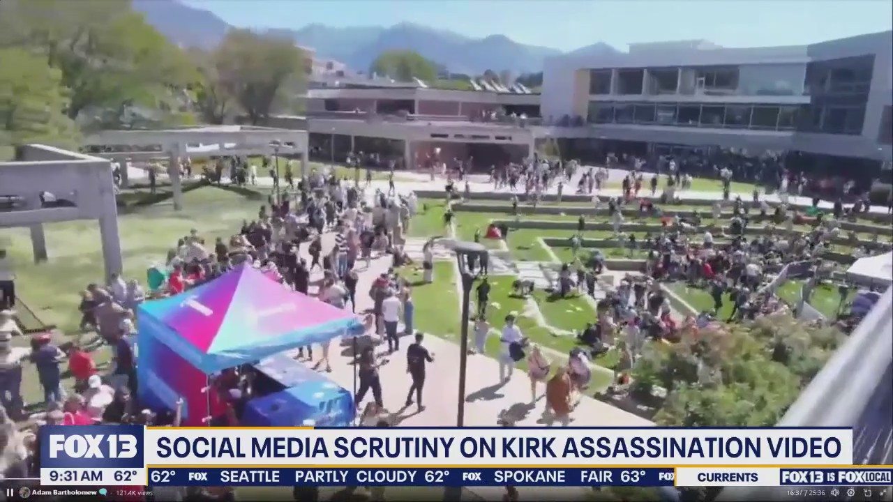 Social media scrutiny on Charlie Kirk's assassination video