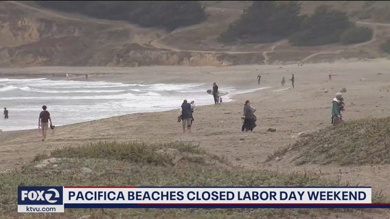 Beaches closing over Labor Day weekend in Pacifica