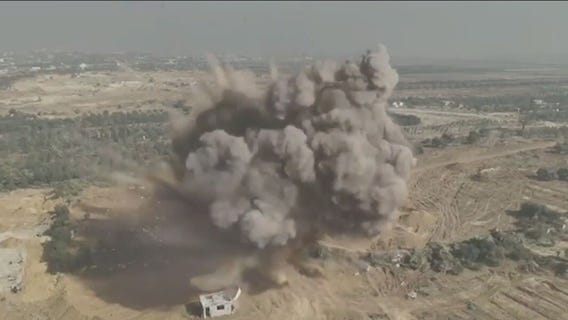 Israeli forces target southern Gaza as war reaches 2 month mark