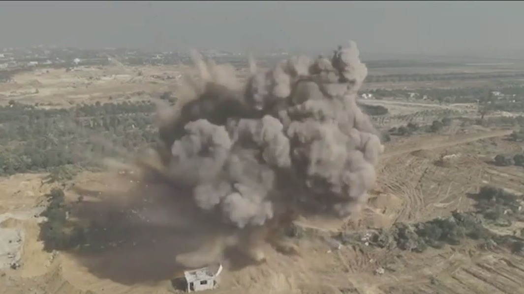 Israeli forces target southern Gaza as war reaches 2 month mark