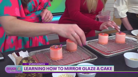 Emerald Eats: Learning how to mirror glaze cakes with 'Sweet! Bakery'