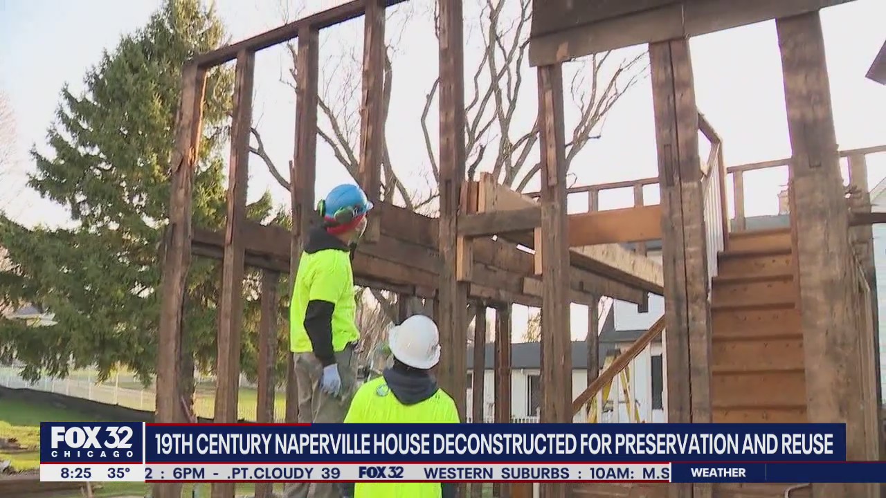 19th century Naperville house deconstructed for preservation, reuse
