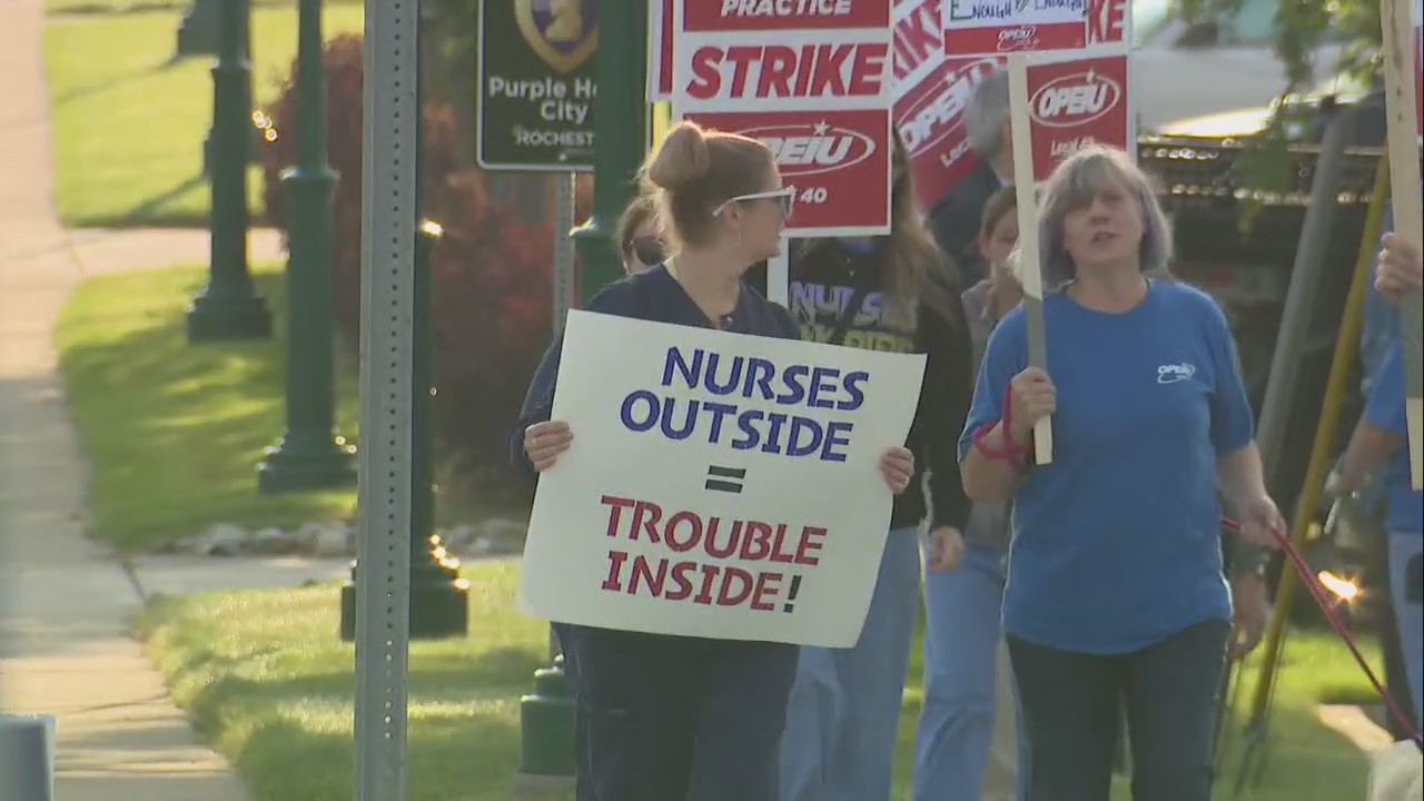 Ascension Providence Rochester nurses, radiology techs go on strike