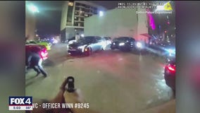 Body camera video show chaotic Downtown Dallas shooting