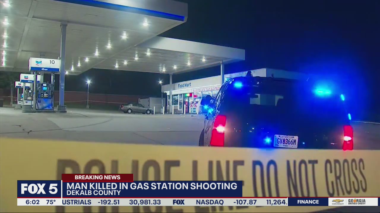 Man killed in DeKalb County gas station shooting | FOX 5 Atlanta