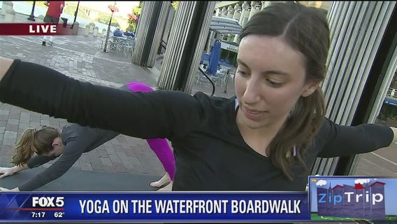 Georgetown | Zip Trip: Yoga on the waterfront boardwalk