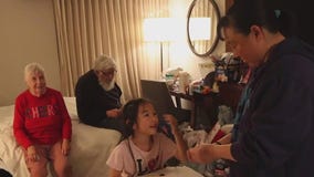 Family displaced by Eaton Fire