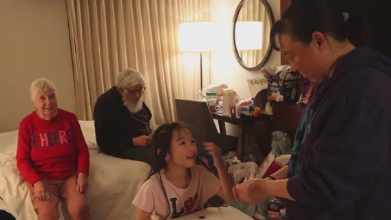 Family displaced by Eaton Fire