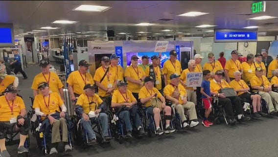 Honor Flight takes vets on 3-day trip to Washington DC
