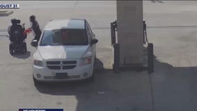 Wheelchair-bound victim robbed at gas station