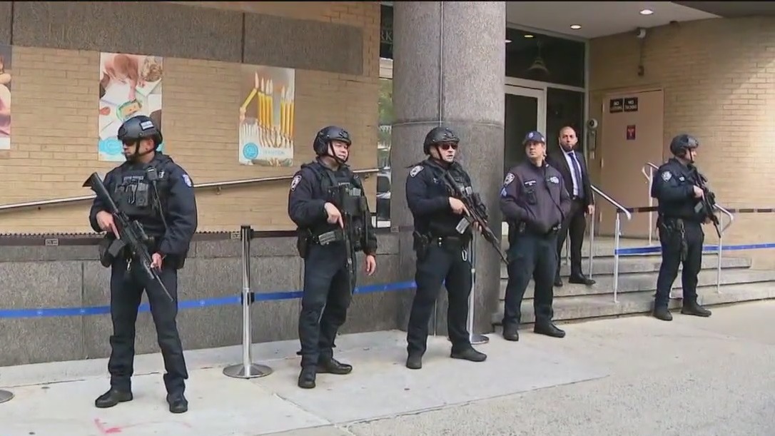 Israel-Hamas war: Security high in NYC