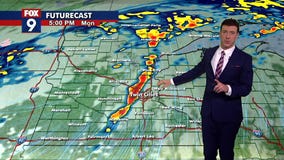 MN weather: Monday's updated severe weather timing