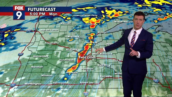 MN weather: Monday's updated severe weather timing