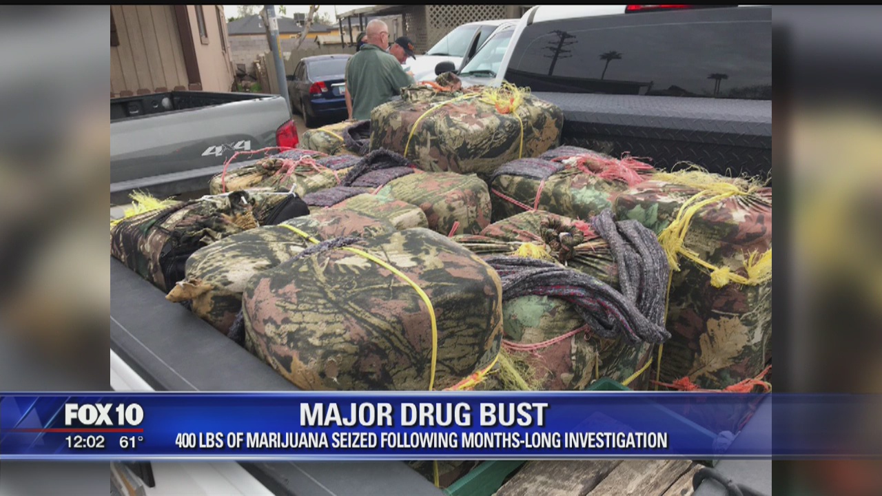 Police seize 400 pounds of marijuana from Phoenix home | FOX 10 Phoenix
