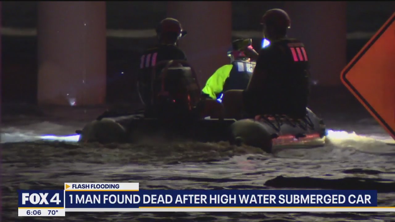 Man found dead after high water submerged his car
