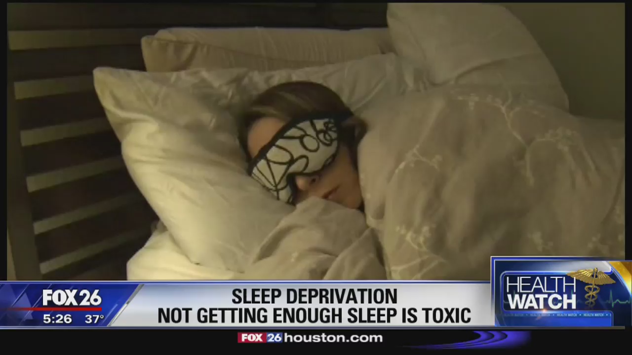 Not getting enough sleep is toxic