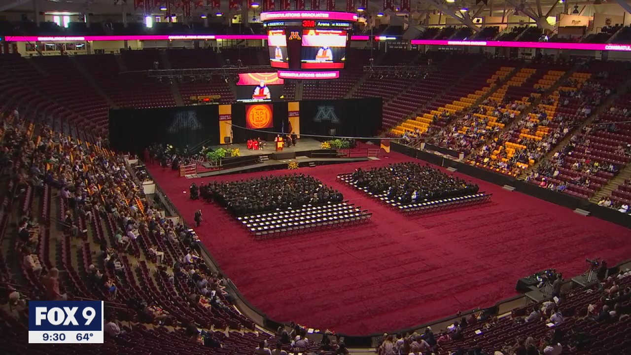 University of Minnesota holds make-up commencement ceremony for students who graduated during the COVID-19 pandemic