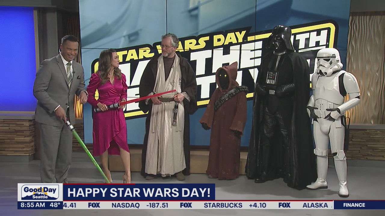 May the 4th be with you, it's Star Wars day on Good Day Seattle