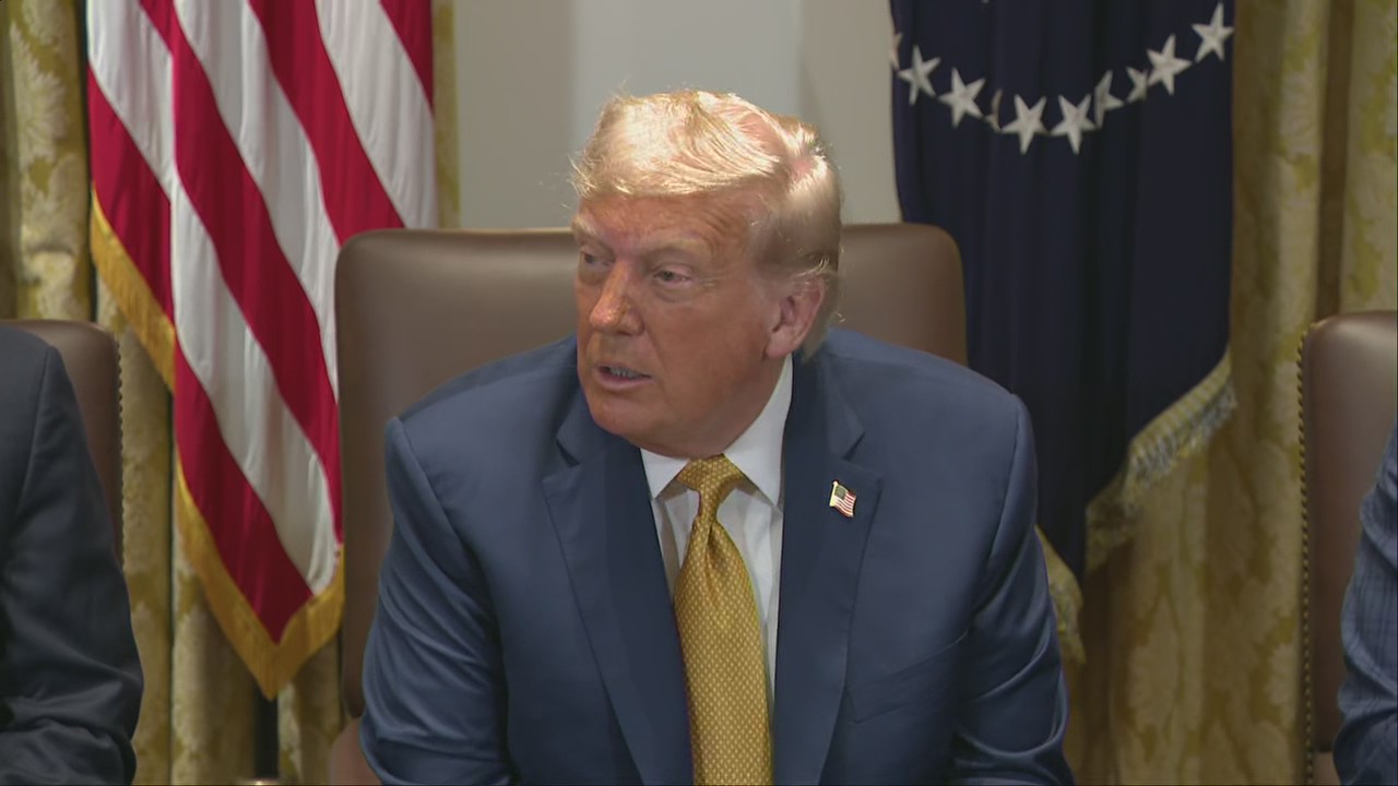 Pres. Trump dismisses Jeffrey Epstein memo question
